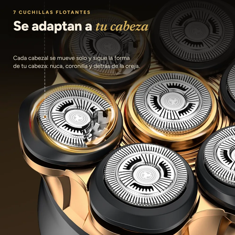 7 cuchillas flotantes de TITÁN